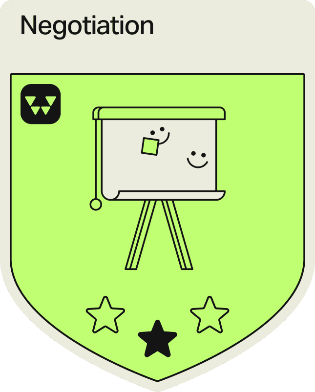 Badge - 1 Star - Negotiation