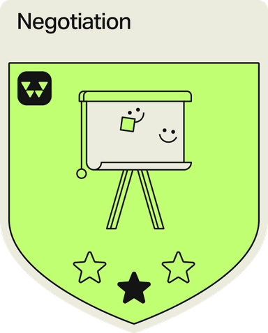 Badge - 1 Star - Negotiation