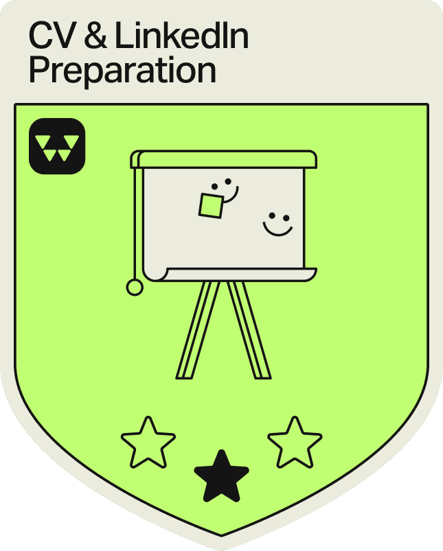 Badge - 1 Star - CV & Linkedln Preparation