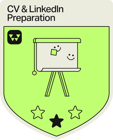 Badge - 1 Star - CV & Linkedln Preparation
