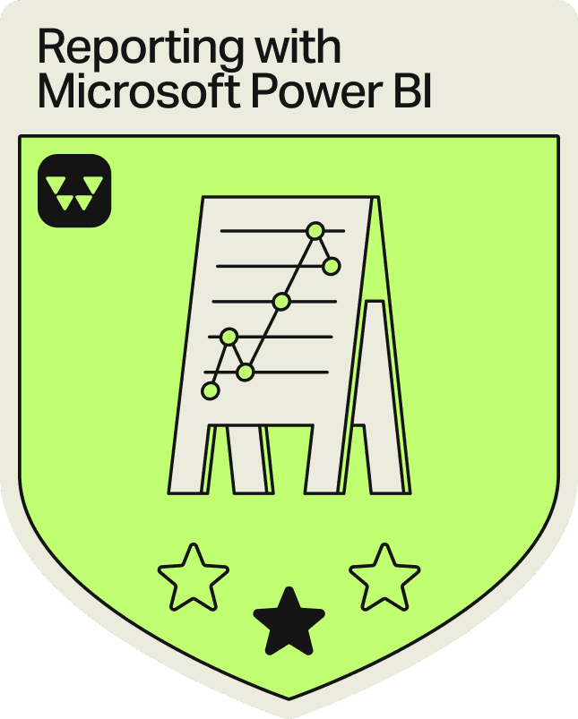 Badge - 1 Star - Reporting with Microsoft Power BI