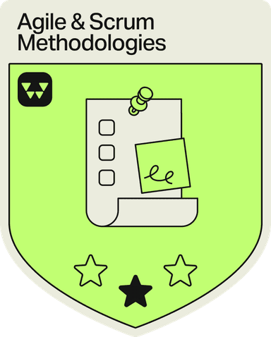 Badge - 1 Star - Agile & Scrum Methodologies