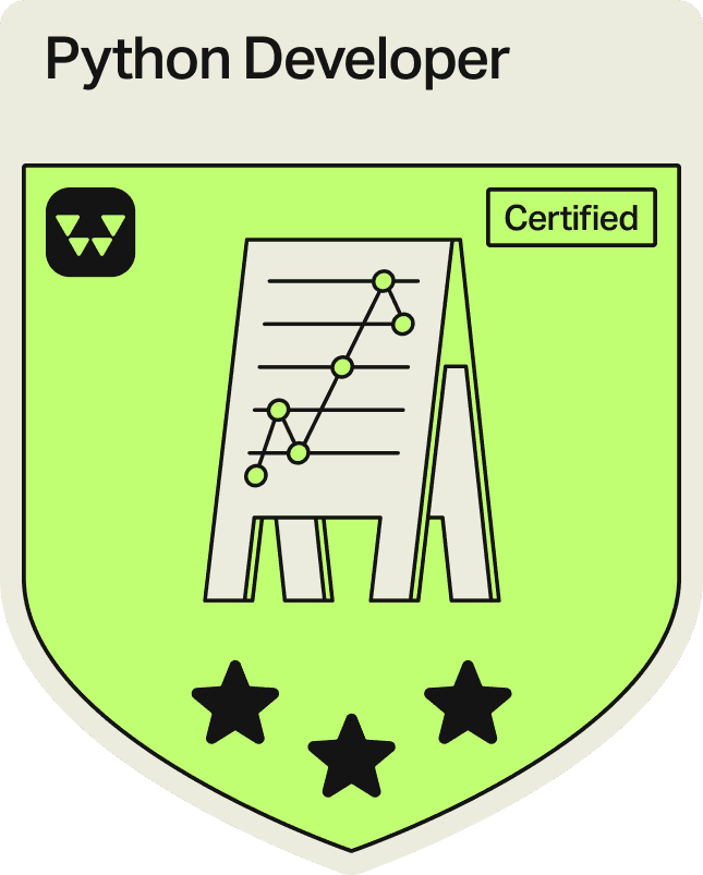 Badge - 3 Stars - Python Developer