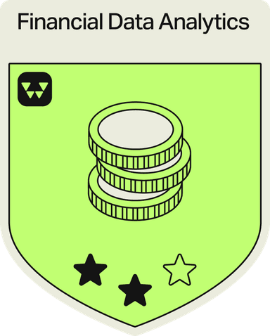 Badge - 2 Stars - Financial Data Analytics