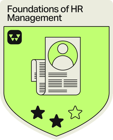 Badge - 2 Stars - Foundations of HR Management