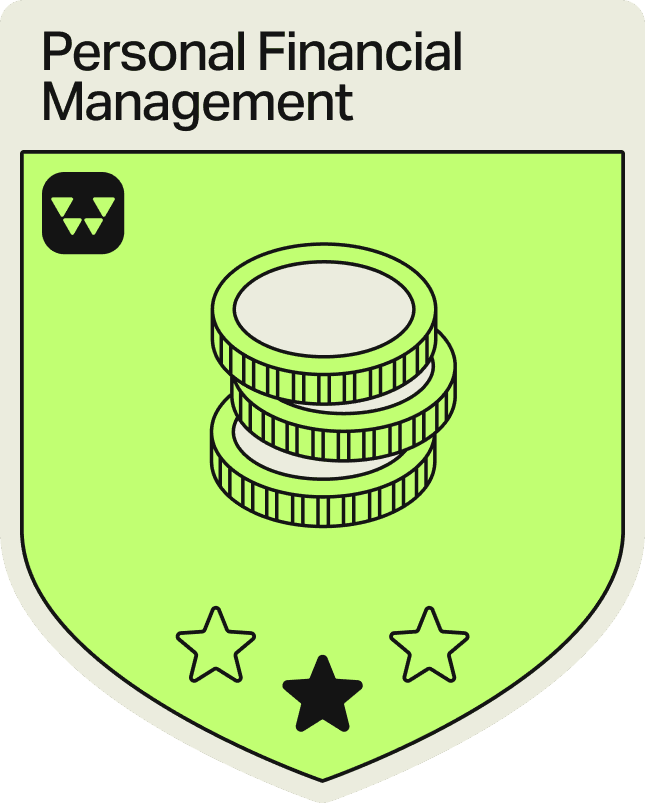 Badge - 1 Star - Personal Financial Management