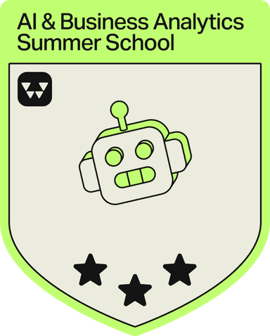 Badge - 3 Stars - AI & Business Analytics Summer School