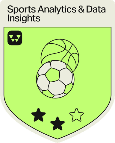 Badge - 2 Stars - Sports Analytics & Data Insights