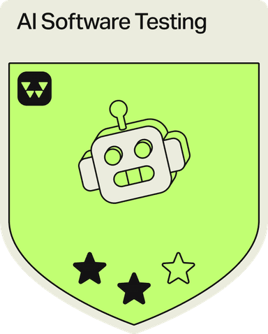 Badge - 2 Stars - AI Software Testing
