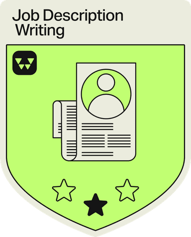 Badge - 1 Star - Job Description Writing