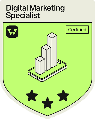 Badge - 3 Stars - Digital Marketing Specialist