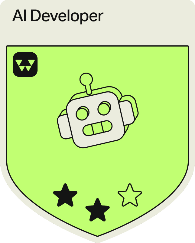 Badge - 2 Stars - AI Developer