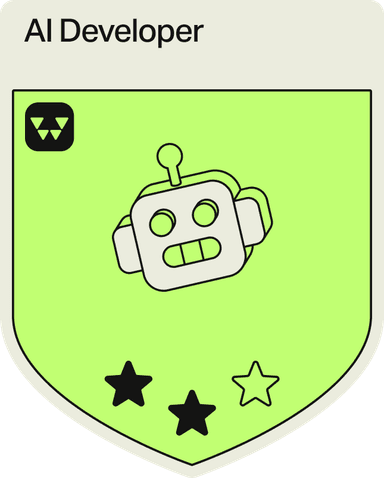 Badge - 2 Stars - AI Developer