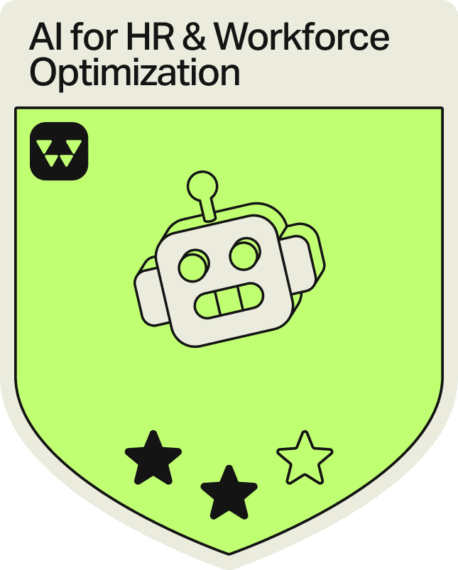 Badge - 2 Stars - AI for HR & Workforce Optimization