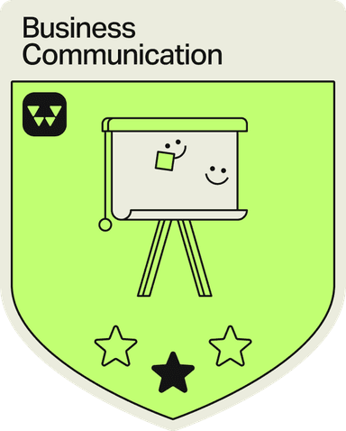 Badge - 1 Star - Business Communication