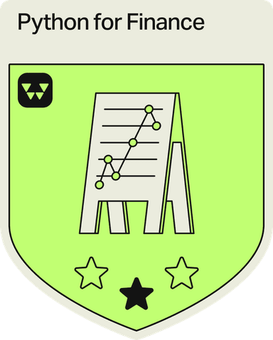 Badge - 1 Star - Python for Finance