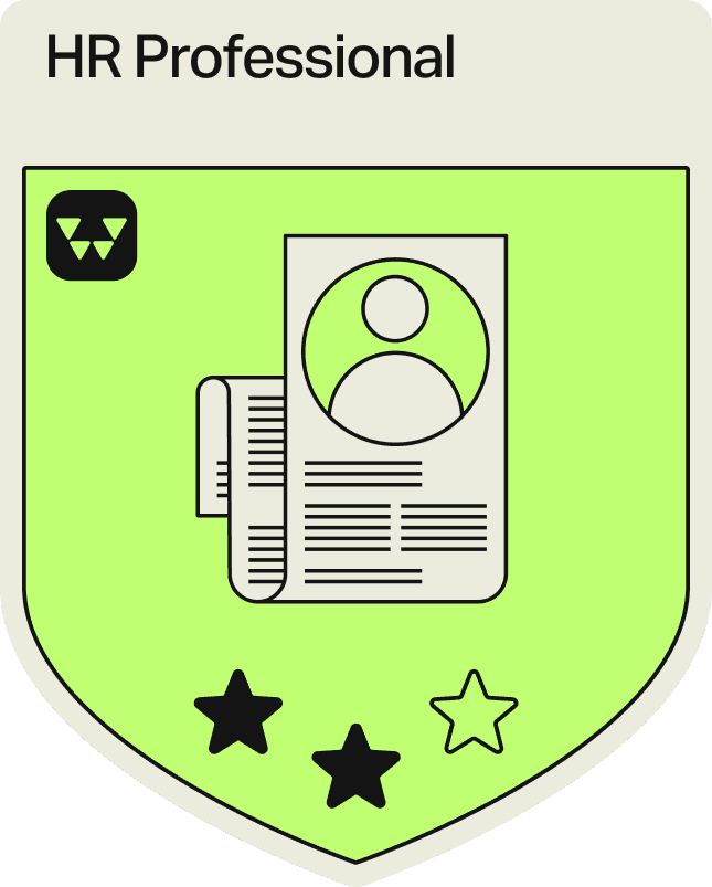 Badge - 2 Stars - HR Professional