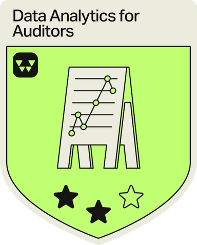 Badge - 2 Stars - Data Analytics for Auditors