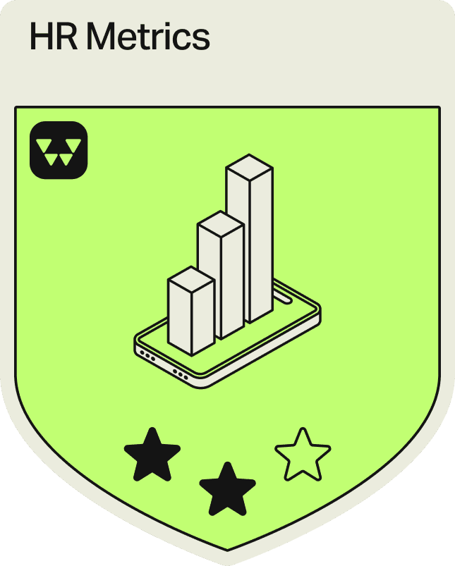Badge - 2 Stars - HR Metrics