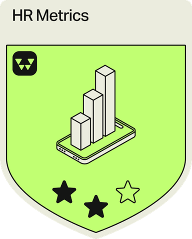 Badge - 2 Stars - HR Metrics