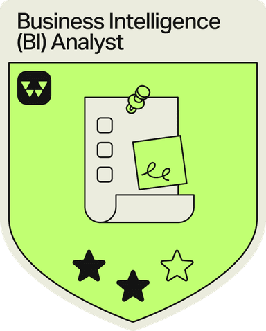 Badge - 2 Stars - Business Intelligence (BI) Analyst