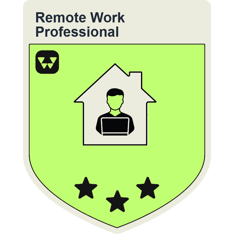 Workearly Remote Work Professional πιστοποιητικό
